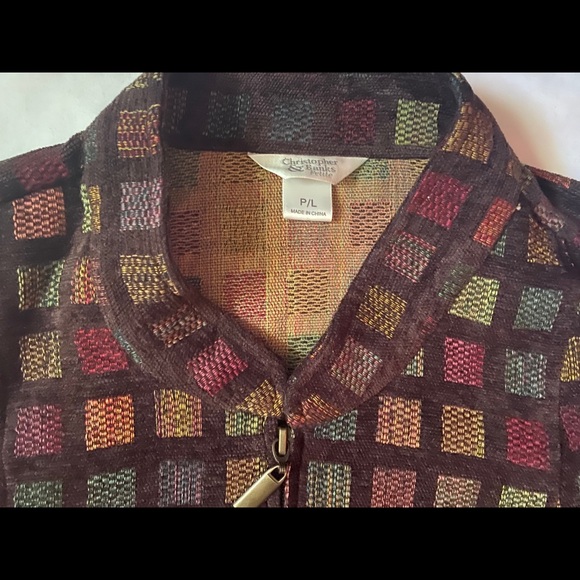 Christopher & Banks multi color coat - Picture 6 of 8